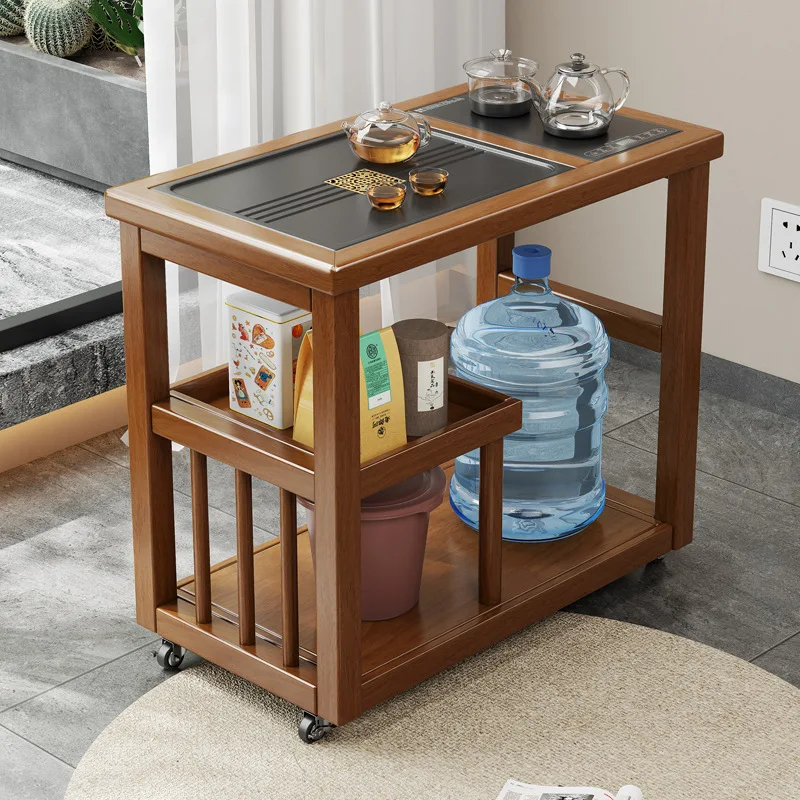 Mobile small table balcony tea table and chair combination cabinet small apartment household kung fu small
Mobile small table balcony tea table and chair combination cabinet small apartment household kung fu small