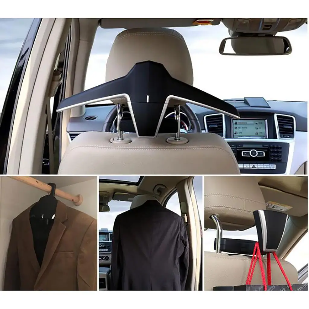 Car Headrest Hanger Hooks Backseat Travel Hooks Easy Use Clothes Suit Organizer for Parties and Meetings
Car Headrest Hanger Hooks Backseat Travel Hooks Easy Use Clothes Suit Organizer for Parties and Meetings