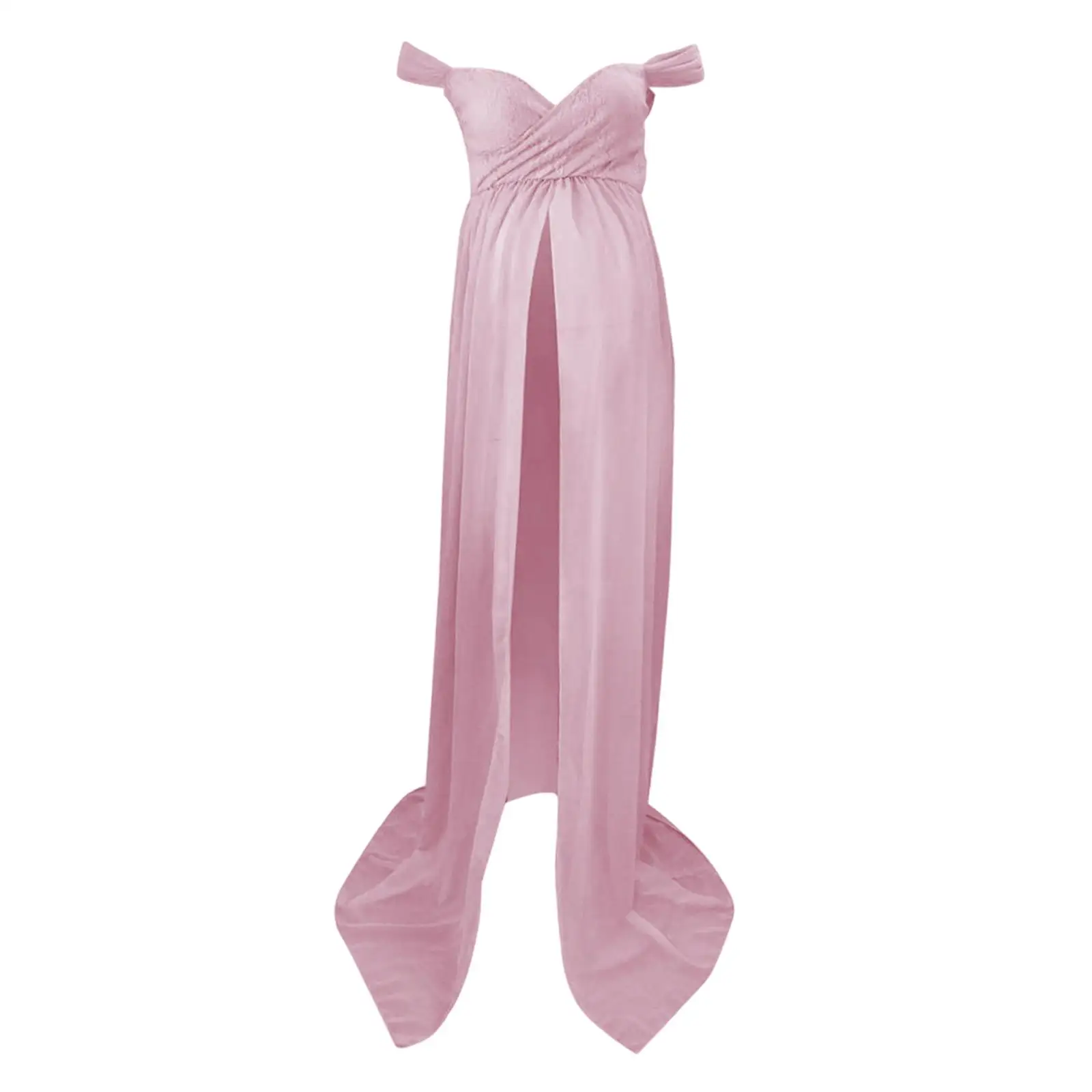 Women Maternity Dress Off Shoulder Maxi Gown Dress for Photography Props
Women Maternity Dress Off Shoulder Maxi Gown Dress for Photography Props