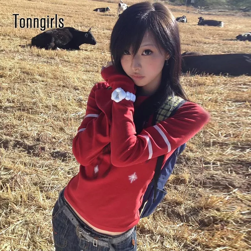 Tonngirls Harajuku футболка с принтом женская с длинным рукавом Y2k винтажные топы с графическим рисунком уличная одежда американские ретро 90-х годов гранж топы Fairycore
Tonngirls Harajuku футболка с принтом женская с длинным рукавом Y2k винтажные топы с графическим рисунком уличная одежда американские ретро 90-х годов гранж топы Fairycore