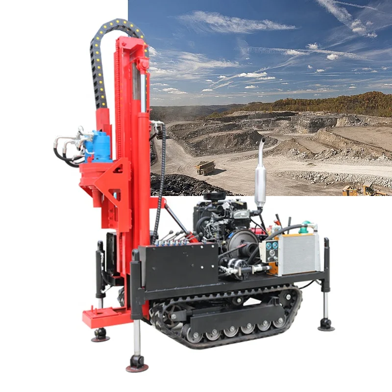 2025Dual Power Head Mini Hydraulic Crawler Rotary Rock Down Hole Drill Rig Machine Borehole 35HP Water Well Drilling Rig
2025Dual Power Head Mini Hydraulic Crawler Rotary Rock Down Hole Drill Rig Machine Borehole 35HP Water Well Drilling Rig