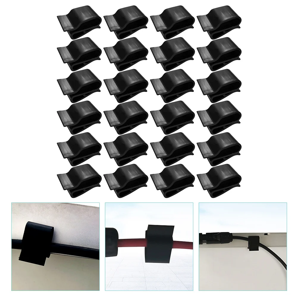 30 Pcs Solar Cable Clips Black Photovoltaic Wire Clamps for PV Module Wire Management Easy Install Solar Panel
30 Pcs Solar Cable Clips Black Photovoltaic Wire Clamps for PV Module Wire Management Easy Install Solar Panel