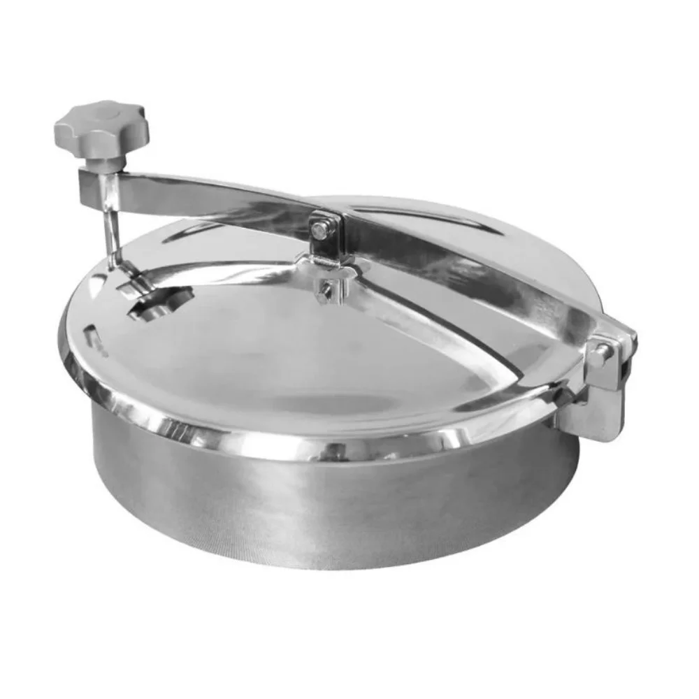 Manhole for tank DN500 , Circular manhole cover for welding , Stainless Steel 304,Sanitary grade SS304 manhole cover
Manhole for tank DN500 , Circular manhole cover for welding , Stainless Steel 304,Sanitary grade SS304 manhole cover