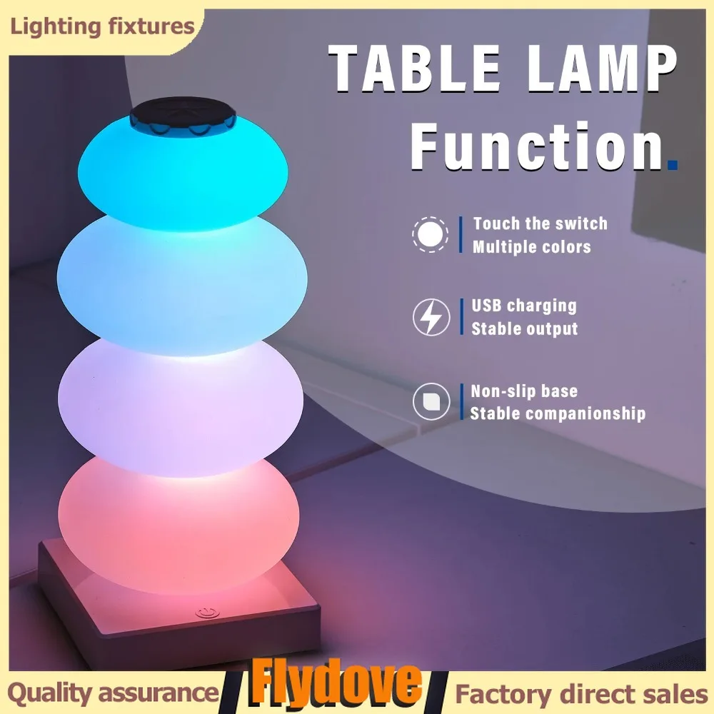 16 Color DIY Color Changing Table Lamp Atmosphere Bedroom Bar Bedside Table LED Decorative Light RGB Adjustable Touch Switch
16 Color DIY Color Changing Table Lamp Atmosphere Bedroom Bar Bedside Table LED Decorative Light RGB Adjustable Touch Switch
