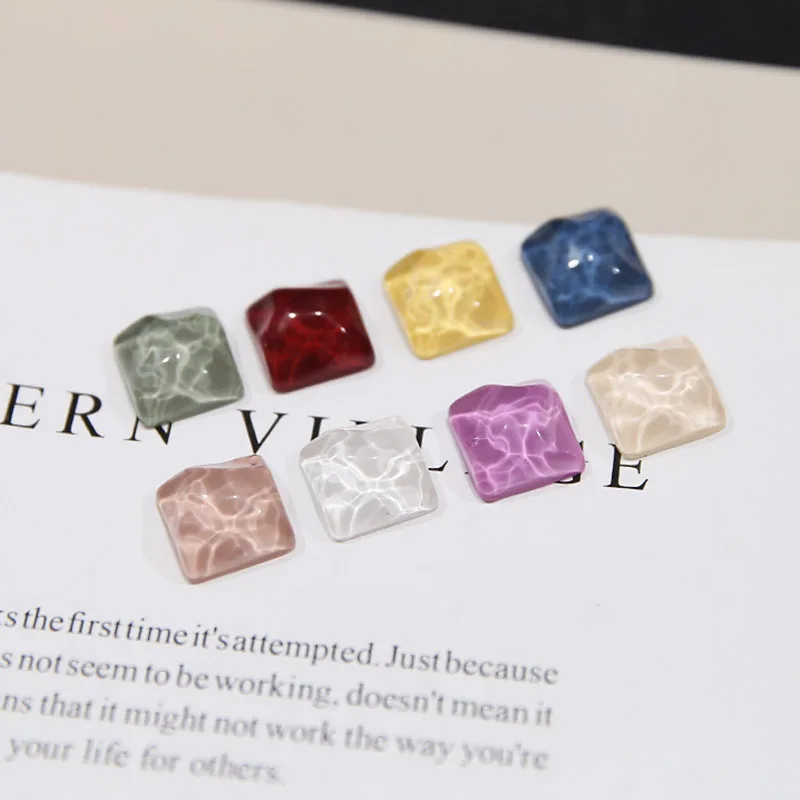 10pcs Jewelry Accessories Irregular Square Wave Pattern Resin Patch Diy Material Earring Handmade Jewelry Material
10pcs Jewelry Accessories Irregular Square Wave Pattern Resin Patch Diy Material Earring Handmade Jewelry Material