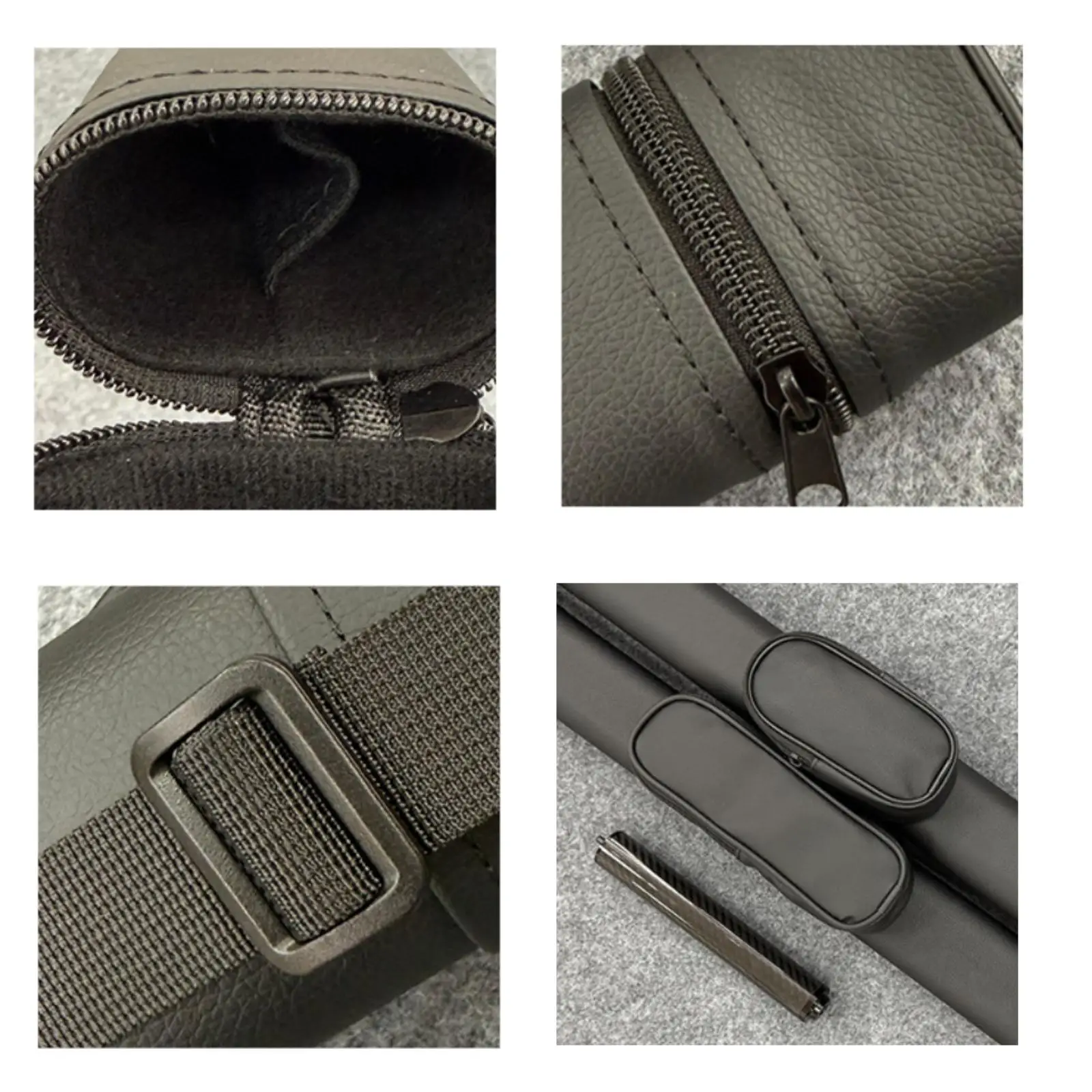 Rigid Billiard Cue Stick Carrying Case with Zipper Pocket PU Leather Cue Bag for Snooker Sports and Practice
Rigid Billiard Cue Stick Carrying Case with Zipper Pocket PU Leather Cue Bag for Snooker Sports and Practice