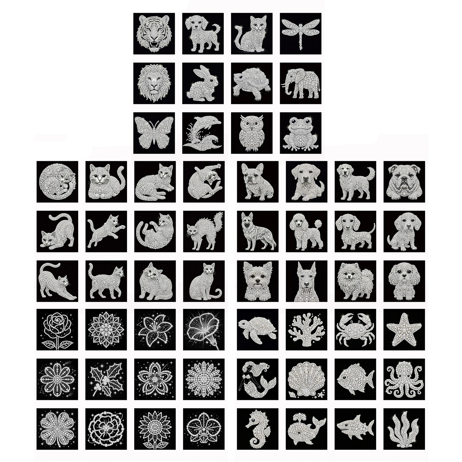 12pcs DIY Animal Pearl Dot Painting No Frame Pearl Gem Paintings Picture Arts Craft 15x15cm for Home Wall Decor
12pcs DIY Animal Pearl Dot Painting No Frame Pearl Gem Paintings Picture Arts Craft 15x15cm for Home Wall Decor