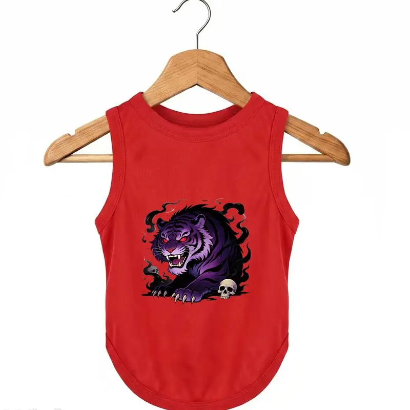 Pet Tiger Tank, Summer Breathable, Dog Fashion, Cool Print
Pet Tiger Tank, Summer Breathable, Dog Fashion, Cool Print