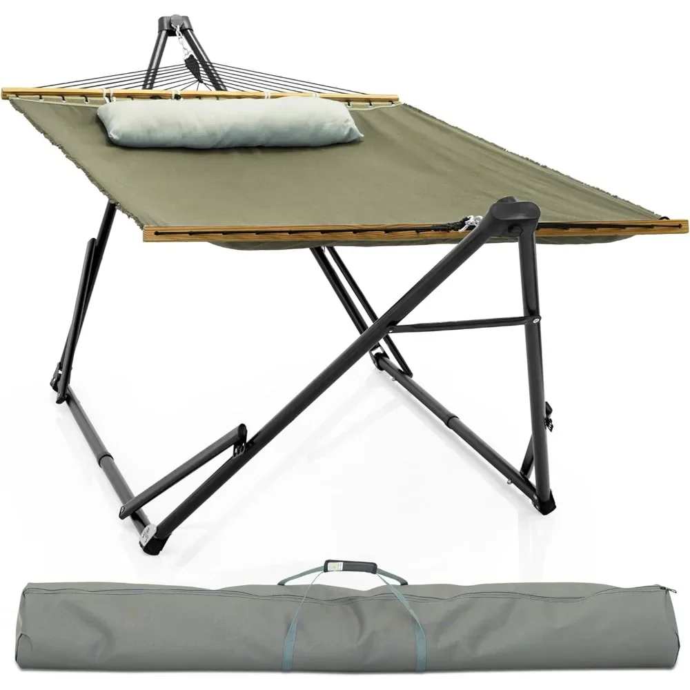 Hammock Stand, 800 Lbs Capacity Steel Double Hammock Stand For 2 Persons, Premium Pre-Assembled Stand|
Hammock Stand, 800 Lbs Capacity Steel Double Hammock Stand For 2 Persons, Premium Pre-Assembled Stand|