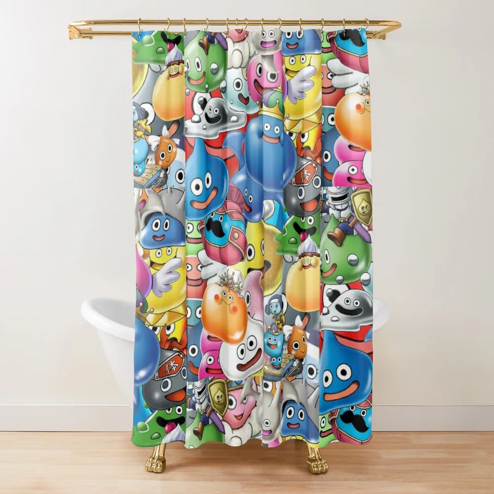 Dragon Quest Slimes Shower Curtain For Bathroom Shower Shower Bath Funny Curtain
Dragon Quest Slimes Shower Curtain For Bathroom Shower Shower Bath Funny Curtain