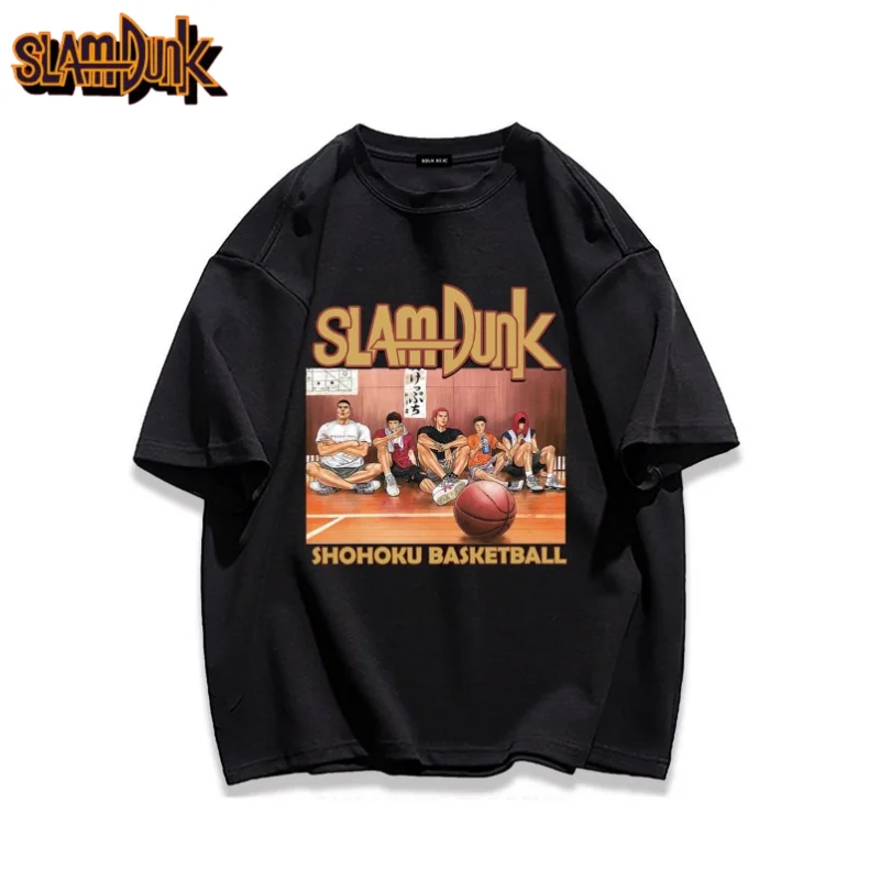 Slam Dunk Sakuragi Hanamichi Rukawa Kaede Cotton Student Summer Creative Cartoon Print Versatile Crew Neck Short Sleeve Top Gift
Slam Dunk Sakuragi Hanamichi Rukawa Kaede Cotton Student Summer Creative Cartoon Print Versatile Crew Neck Short Sleeve Top Gift