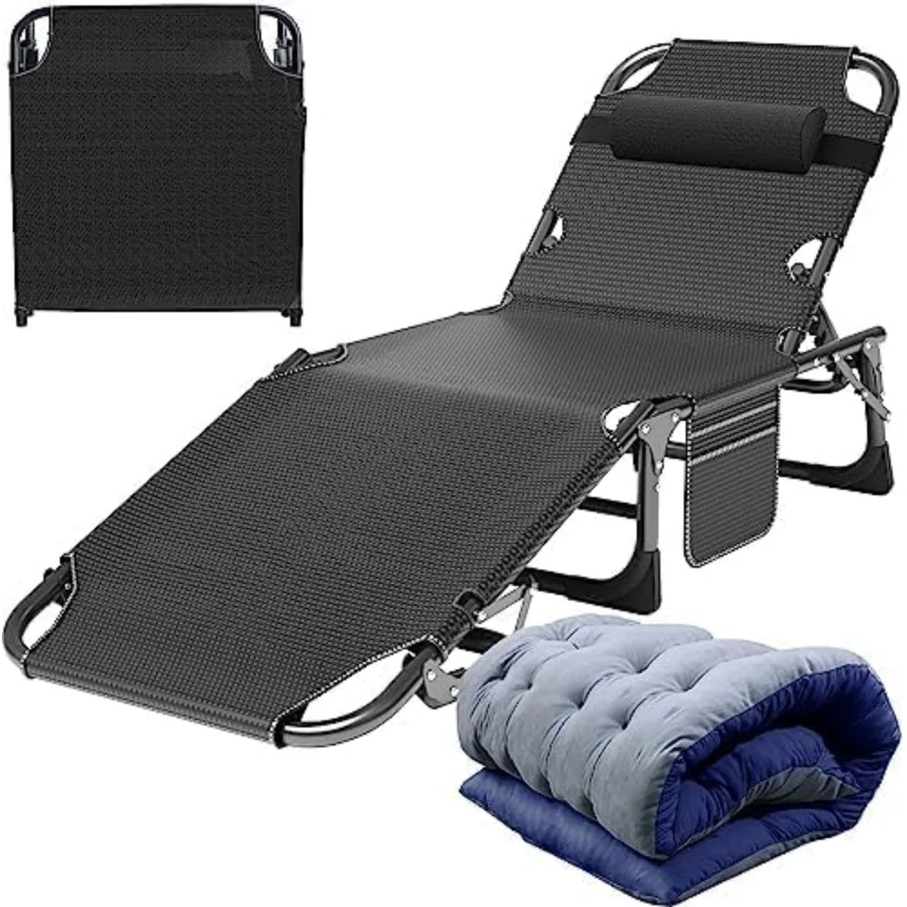 3-in-1 Patio Lounge Chair, Folding Heavy Duty Chaise with 500LB Load Capacity, Adjustable Portable Chair for Home
3-in-1 Patio Lounge Chair, Folding Heavy Duty Chaise with 500LB Load Capacity, Adjustable Portable Chair for Home