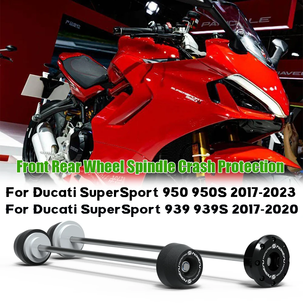 For Ducati SuperSport 939 939S 2017-2020 SuperSport 950 950S 2017-2023 Motorbike Front Rear Axle Sliders Wheel Protection
For Ducati SuperSport 939 939S 2017-2020 SuperSport 950 950S 2017-2023 Motorbike Front Rear Axle Sliders Wheel Protection