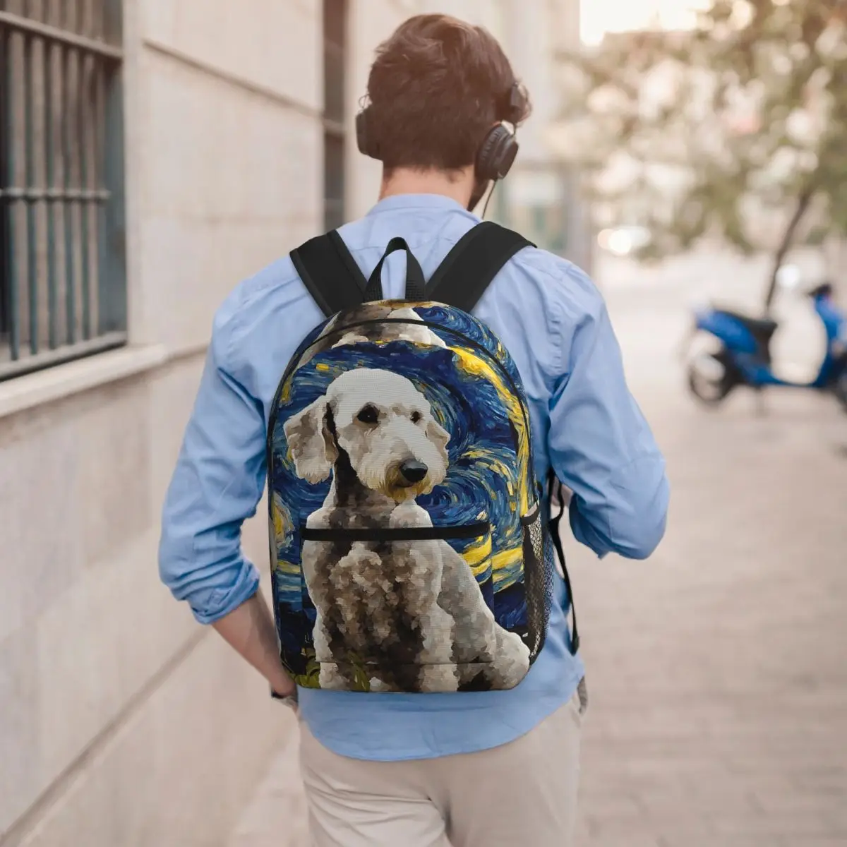 Bedlington Terrier Night Backpack Student BookBag Children School Bag Laptop Shoulder Bags for Men Women
Bedlington Terrier Night Backpack Student BookBag Children School Bag Laptop Shoulder Bags for Men Women