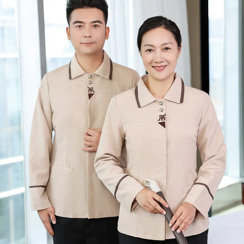 Autumn and Winter New Long Sleeve Cleaning Service Cloth for Workers Nursing Home Cleaner Uniform M
Autumn and Winter New Long Sleeve Cleaning Service Cloth for Workers Nursing Home Cleaner Uniform M