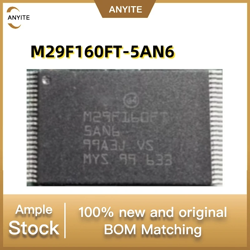 Новинка, 10 шт./лот, M29F160FT M29F160 tsop48 M29F160FT-5AN6
Новинка, 10 шт./лот, M29F160FT M29F160 tsop48 M29F160FT-5AN6
