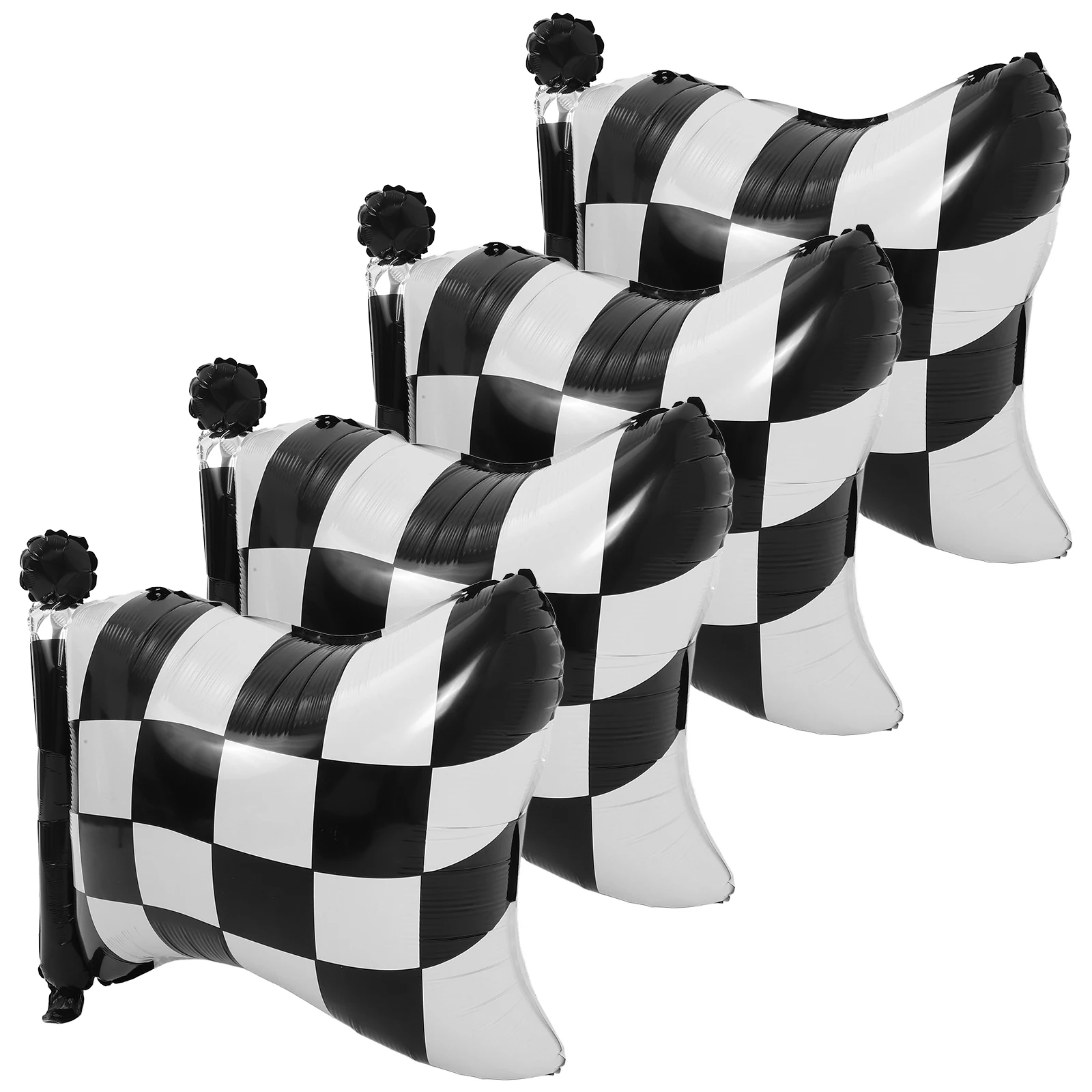 4 Pcs Balloons Racing Flag Checkered Foil Party Backdrop Decor Aluminum Hanging Decorations
4 Pcs Balloons Racing Flag Checkered Foil Party Backdrop Decor Aluminum Hanging Decorations