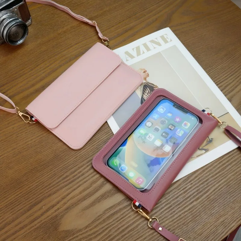 Solid Color, Simple and Stylish Touch-Screen Mobile Phone Bag, Small Crossbody Bag, Multi-Functional Zipper Phone Pouch, Shoulder Bag
Solid Color, Simple and Stylish Touch-Screen Mobile Phone Bag, Small Crossbody Bag, Multi-Functional Zipper Phone Pouch, Shoulder Bag