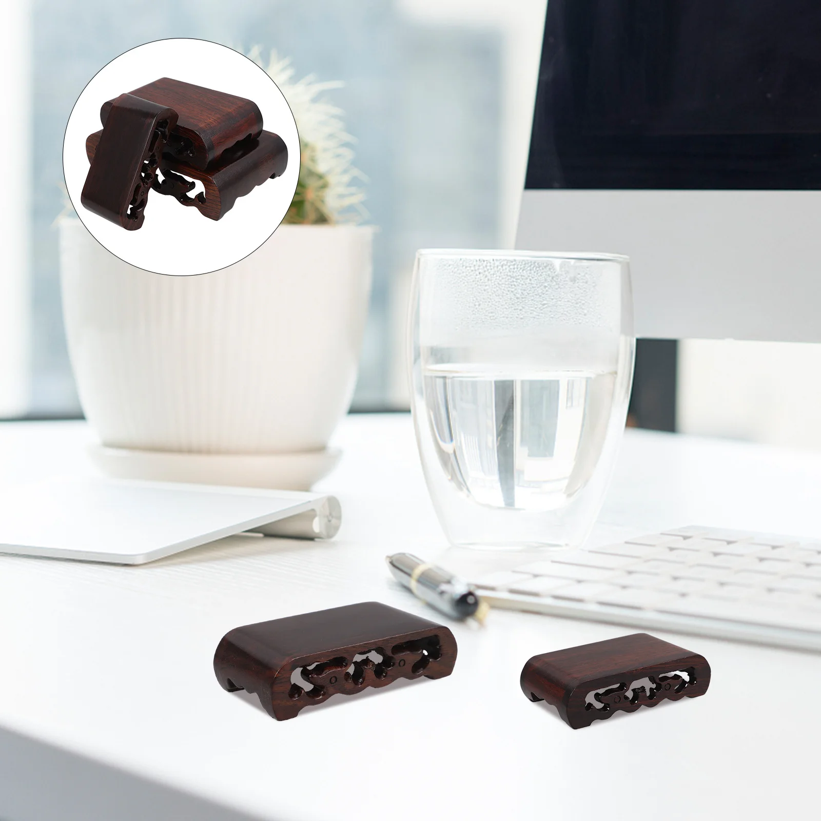 1 set 1 Set Wood Carved Display Base For Bonsai Stones Vase Statue Rectangle Pedestal Stand Indoor Decor Plant Ornament Home
1 set 1 Set Wood Carved Display Base For Bonsai Stones Vase Statue Rectangle Pedestal Stand Indoor Decor Plant Ornament Home