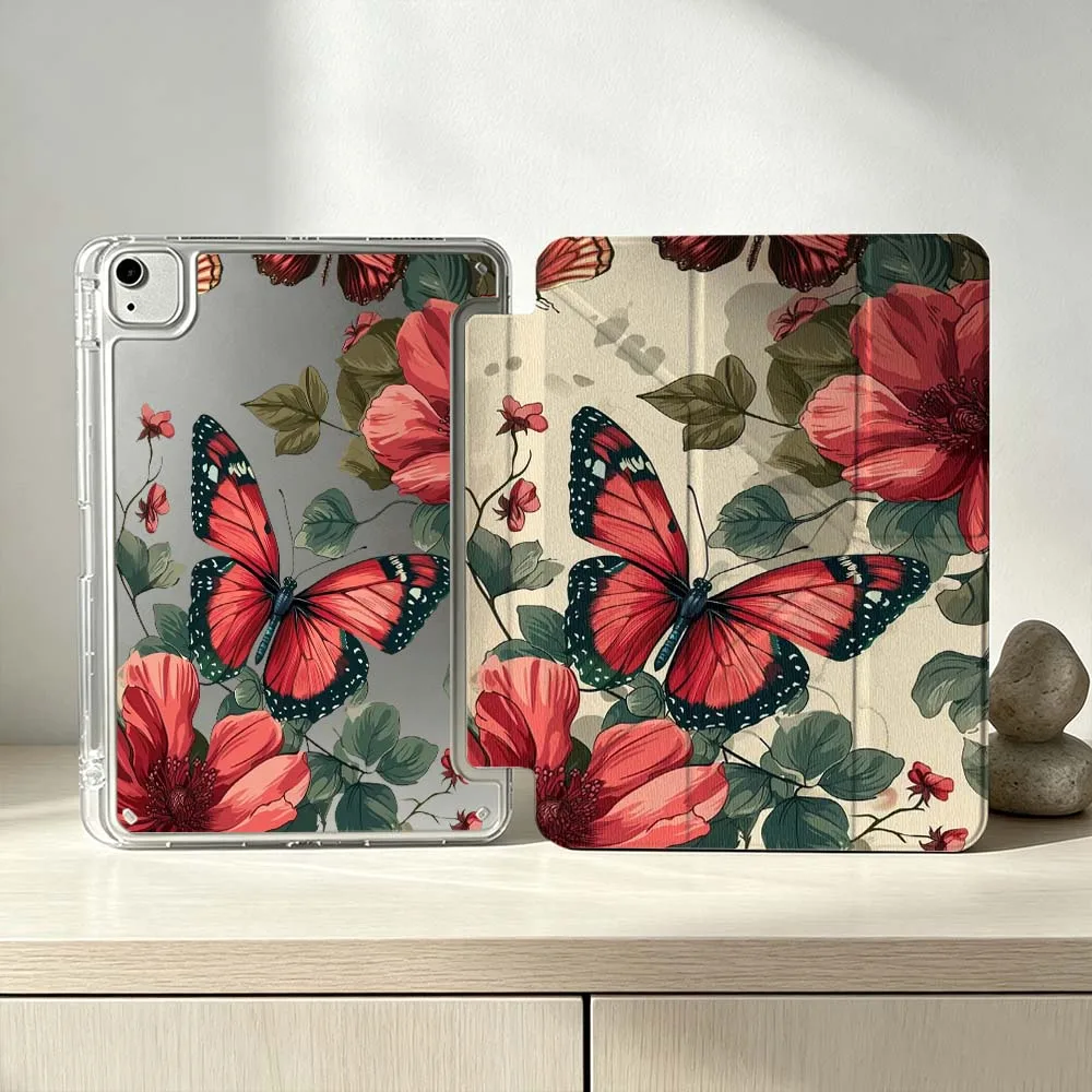 Artistic Red Butterfly Flowers Soft For iPad Pro Air mini 6 5 4 3 2 1 11th 10th 6th 5th M5 M4 M3 M2 9gen Foldable 3Y Tablet Case
Artistic Red Butterfly Flowers Soft For iPad Pro Air mini 6 5 4 3 2 1 11th 10th 6th 5th M5 M4 M3 M2 9gen Foldable 3Y Tablet Case