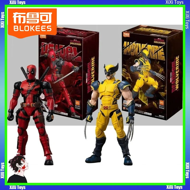 Original Blokees Toys Marvel Heroes Deadpool & Wolverine Beyond Edition Assembled Model Action Figure Collection Ornament Gifts
Original Blokees Toys Marvel Heroes Deadpool & Wolverine Beyond Edition Assembled Model Action Figure Collection Ornament Gifts