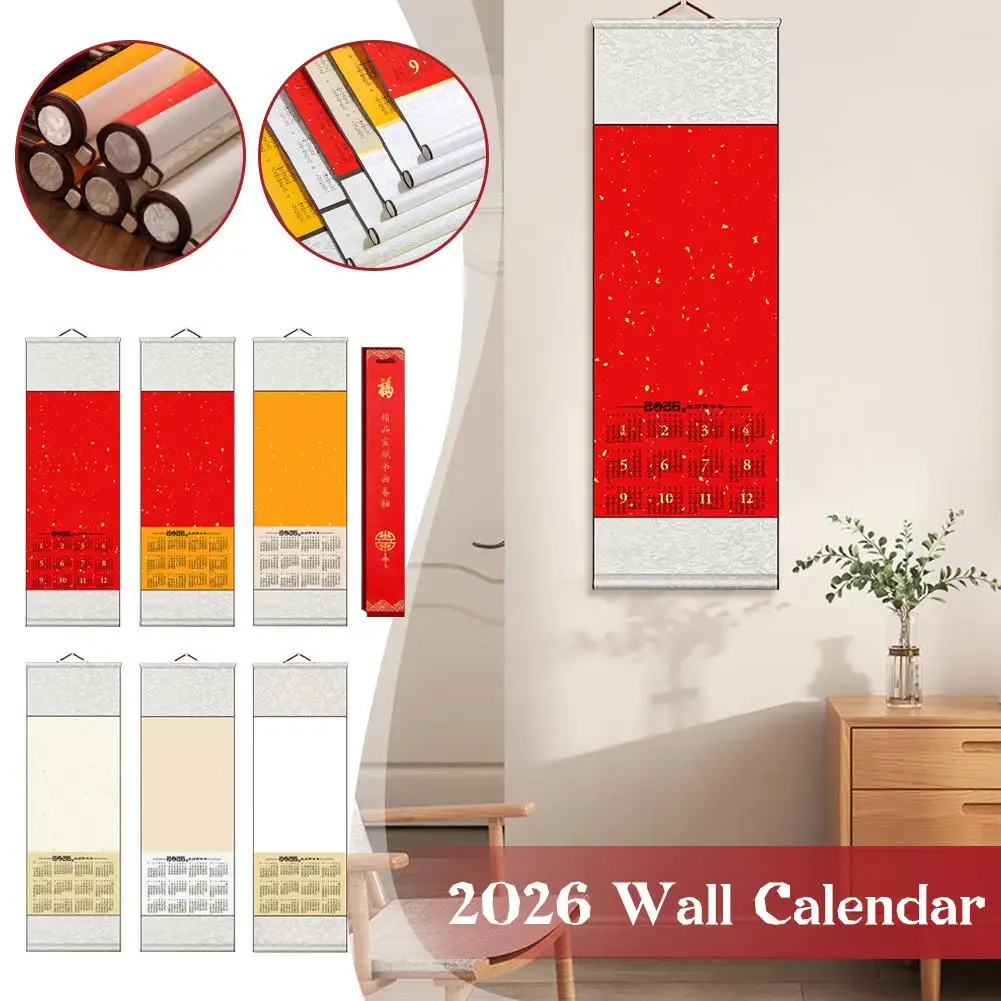 Calendar 2026 Xuan Paper Hanging Scroll Blank Scroll Millennium Red Wax Printing Calligraphy Painting Creation Scroll Calendar
Calendar 2026 Xuan Paper Hanging Scroll Blank Scroll Millennium Red Wax Printing Calligraphy Painting Creation Scroll Calendar