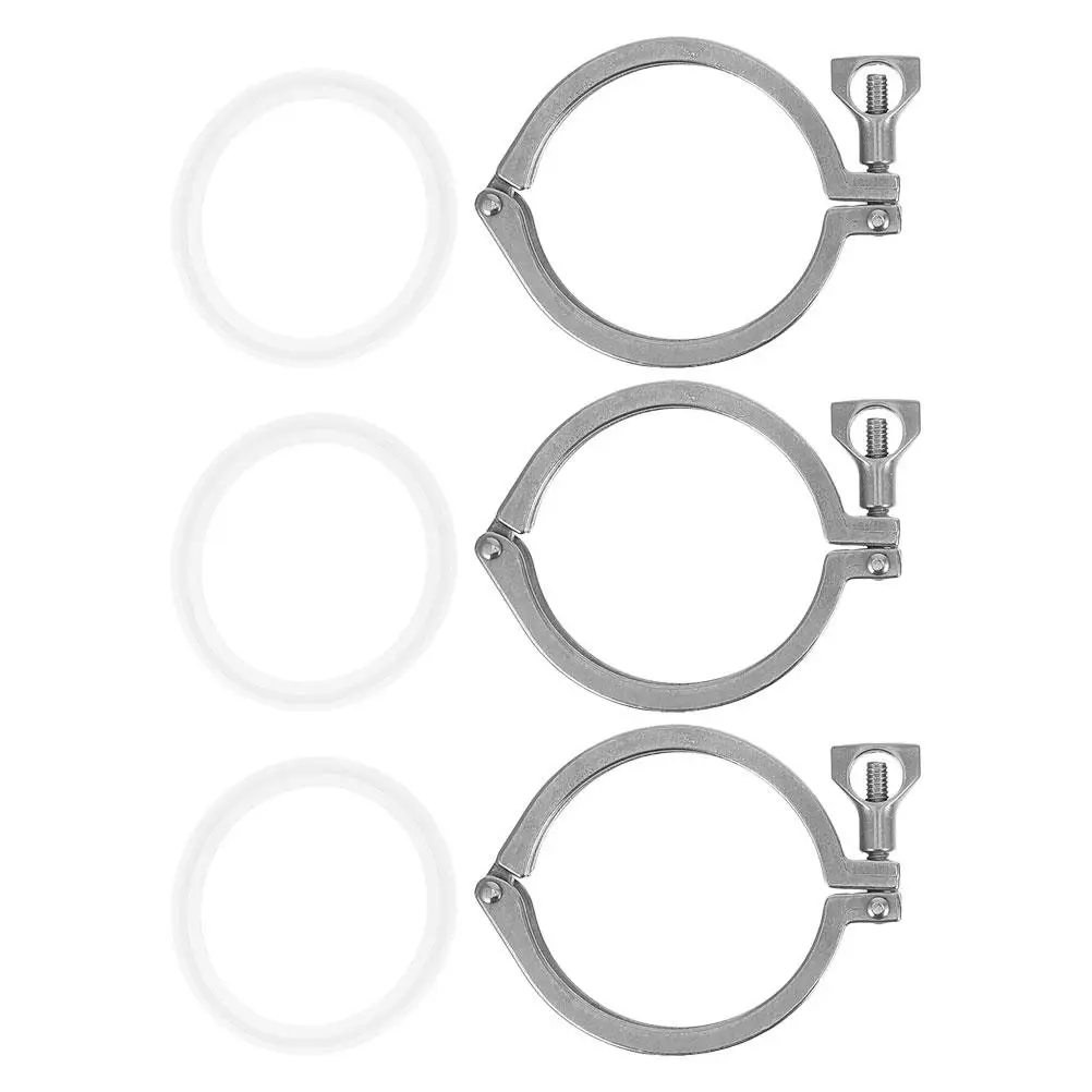 3 Pcs Clamps Stainless Steel Heavy Duty Quick Release Pipe Fittings Precision Casting Durable Automotive Electrical Tube Hose
3 Pcs Clamps Stainless Steel Heavy Duty Quick Release Pipe Fittings Precision Casting Durable Automotive Electrical Tube Hose