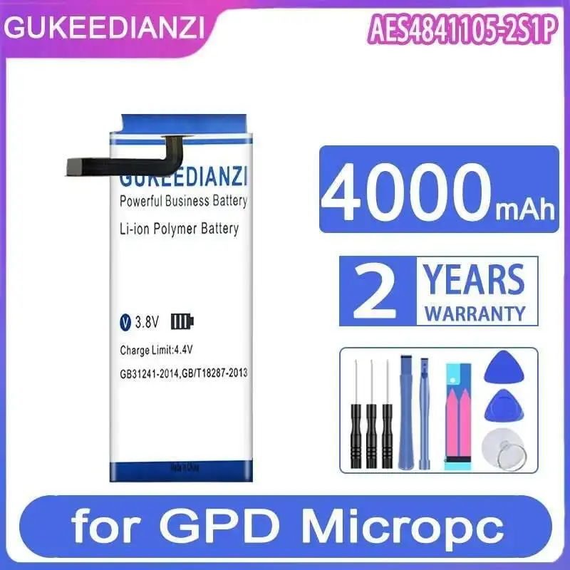 Safe 4000Mah For Gpd Micropc Computer AEC4941107-2S1P AES4841105-2S1P Laptop Battery
Safe 4000Mah For Gpd Micropc Computer AEC4941107-2S1P AES4841105-2S1P Laptop Battery