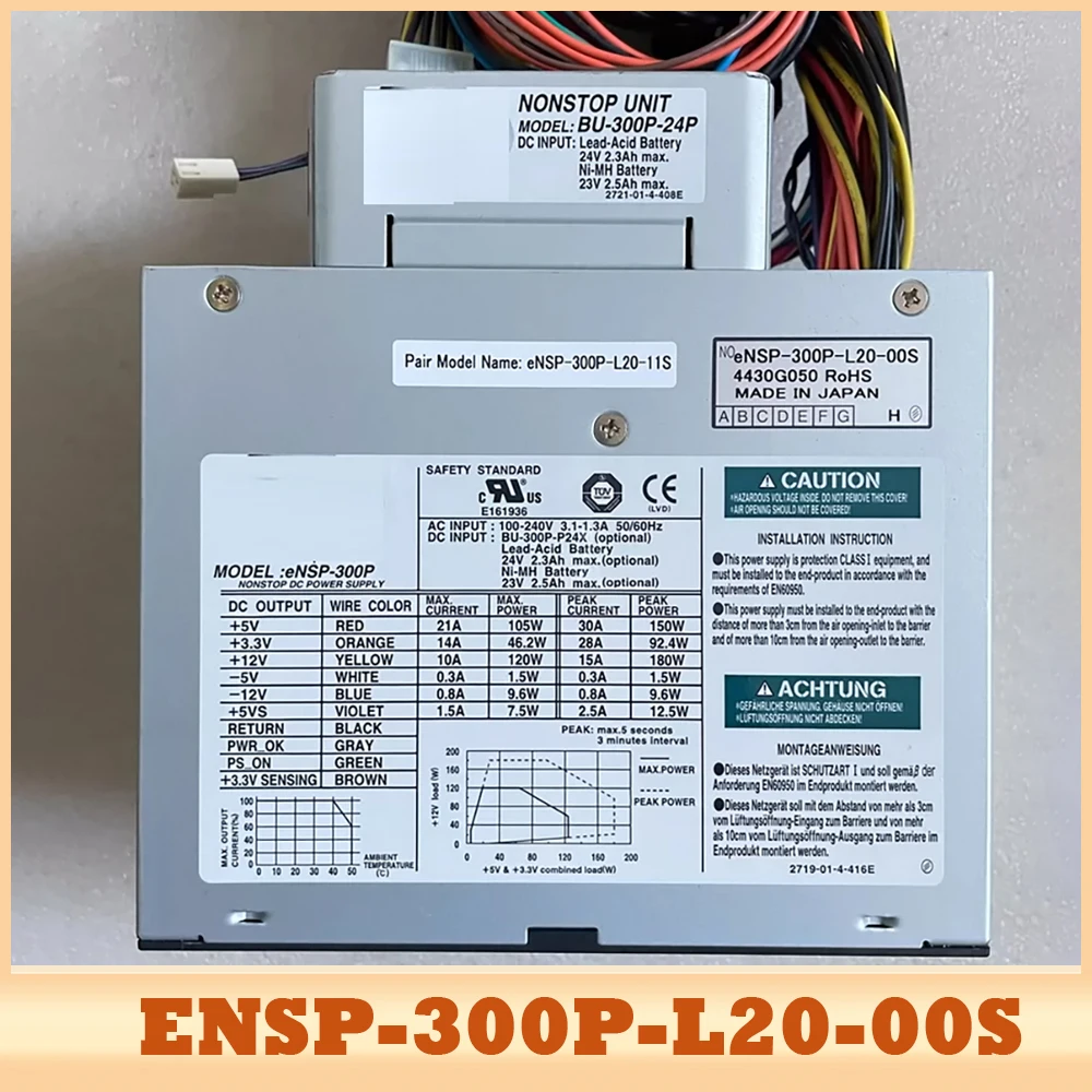 BU-300P-24P For Nipron Industrial Control Power Supply ENSP-300P-L20-00S
BU-300P-24P For Nipron Industrial Control Power Supply ENSP-300P-L20-00S