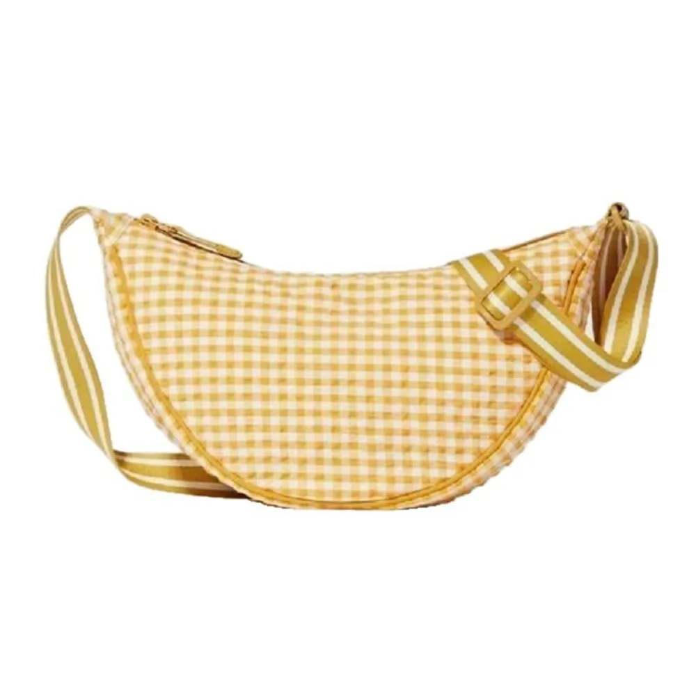 Sweet Canvas Plaid Shoulder Bag Adjustable Strap Lightweight Nylon Crossbody Bag Underarm Bag Handbag Dumpling Bag Gift
Sweet Canvas Plaid Shoulder Bag Adjustable Strap Lightweight Nylon Crossbody Bag Underarm Bag Handbag Dumpling Bag Gift