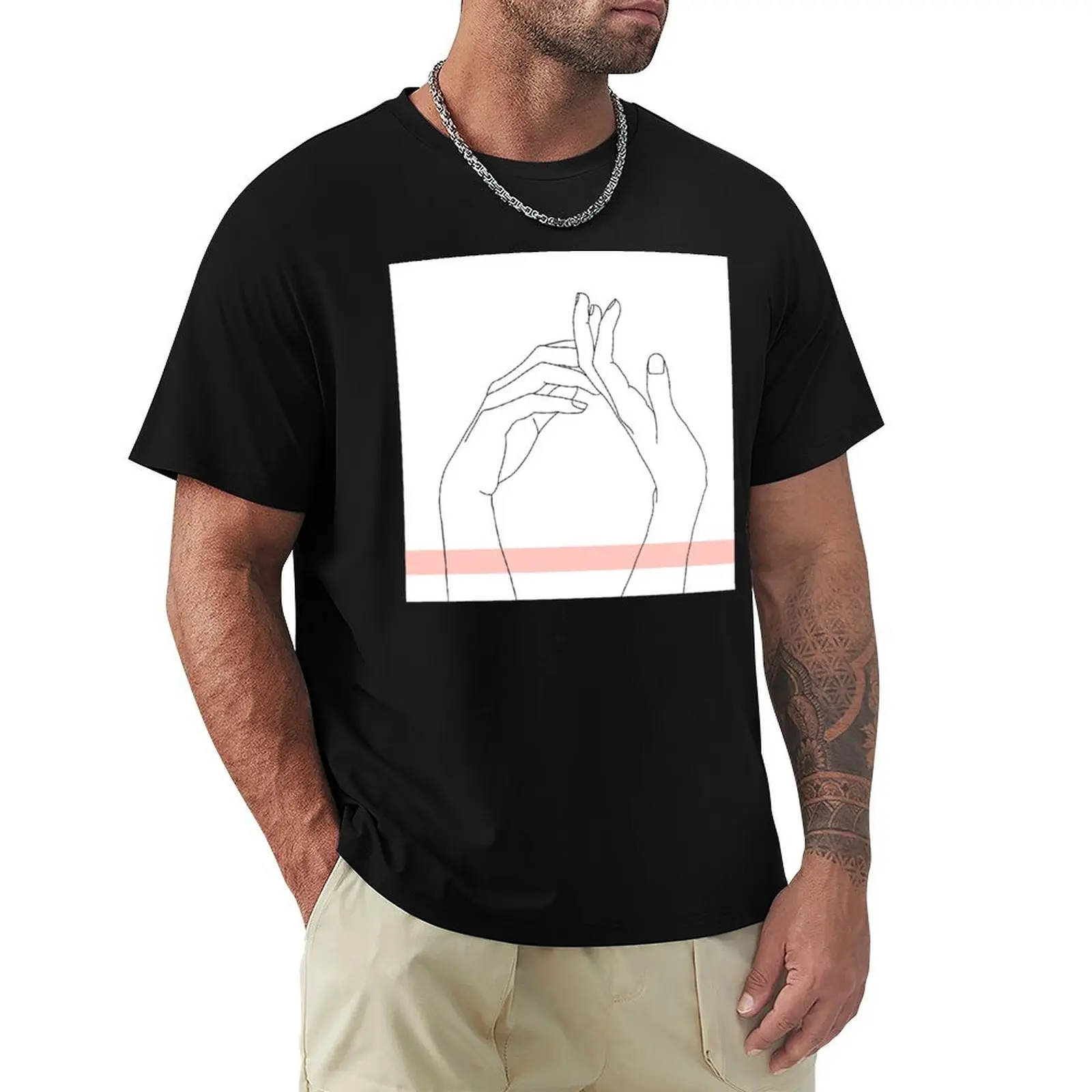 Hands line drawing illustration - Abi Stripe T-Shirt boys animal print Short sleeve tee t shirts for men graphic
Hands line drawing illustration - Abi Stripe T-Shirt boys animal print Short sleeve tee t shirts for men graphic