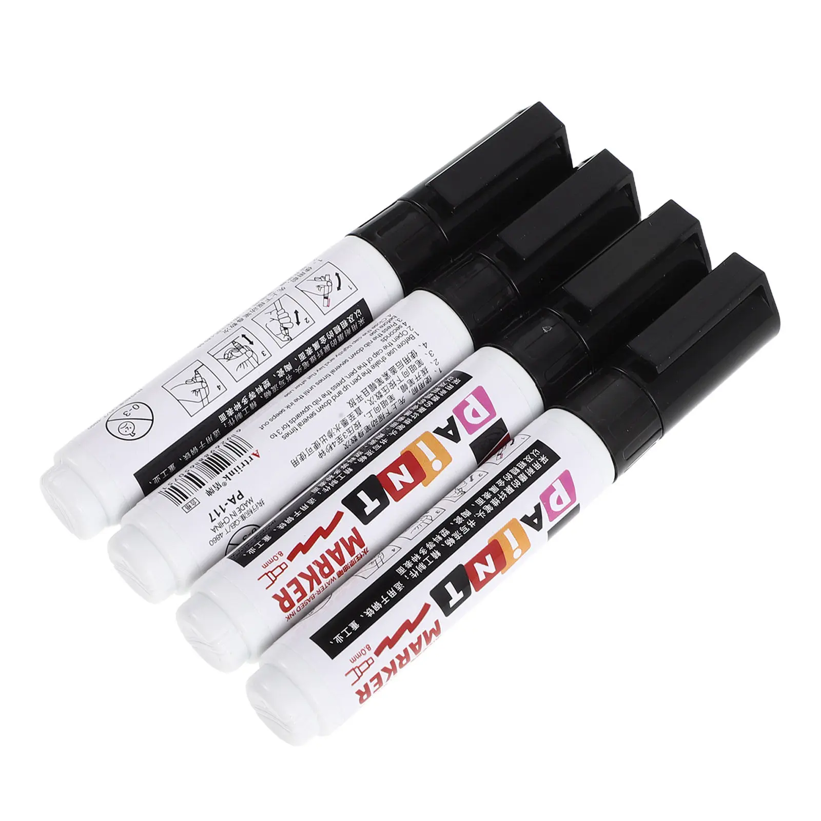 4Pcs Black Monument Marker Pen Stone 8Mm Broad Tip Waterproof Paint Pen Permanent Tombstone Repair Marker Paint Markers for Wood
4Pcs Black Monument Marker Pen Stone 8Mm Broad Tip Waterproof Paint Pen Permanent Tombstone Repair Marker Paint Markers for Wood