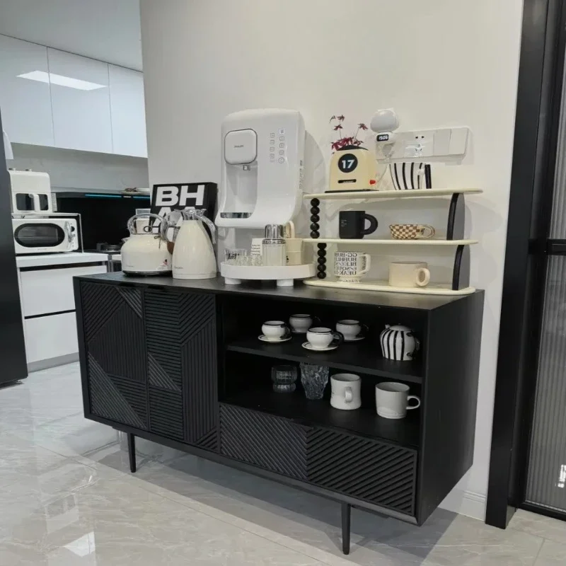 Modern American coffee bar locker Wooden locker with drawers and shelves
Modern American coffee bar locker Wooden locker with drawers and shelves