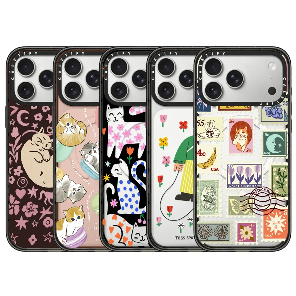 CASETiFY Fun Cat Stamp Illustration Series Magnetic Drop-proof Case for iPhone 13 14 15 16 17 Pro Max Air Plus Protect Cover
CASETiFY Fun Cat Stamp Illustration Series Magnetic Drop-proof Case for iPhone 13 14 15 16 17 Pro Max Air Plus Protect Cover