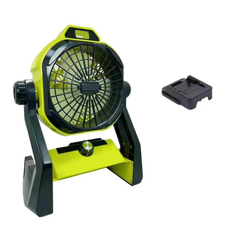 AA05 For 18V Li- Battery With Adapte Work Fan With LED Light Portable Cordless
AA05 For 18V Li- Battery With Adapte Work Fan With LED Light Portable Cordless
