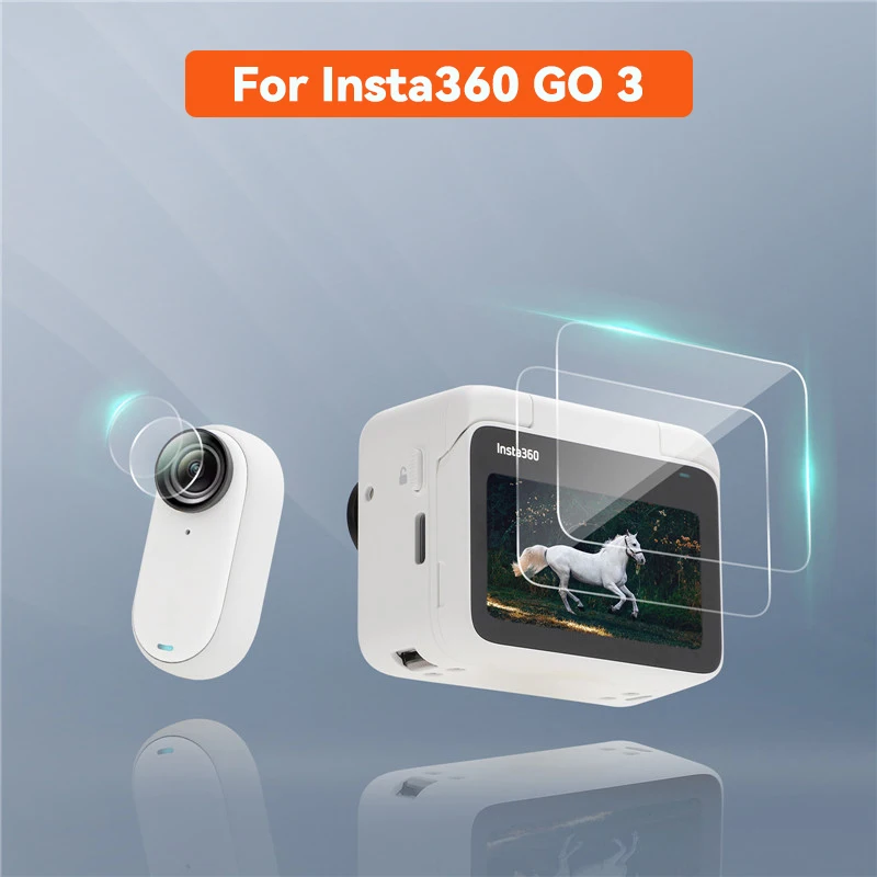 Camera Lens Screen Protector Set for Insta360 GO3 Action Camera Anti-Scrach Tempered Glasses Cover Protective Film Accessories
Camera Lens Screen Protector Set for Insta360 GO3 Action Camera Anti-Scrach Tempered Glasses Cover Protective Film Accessories