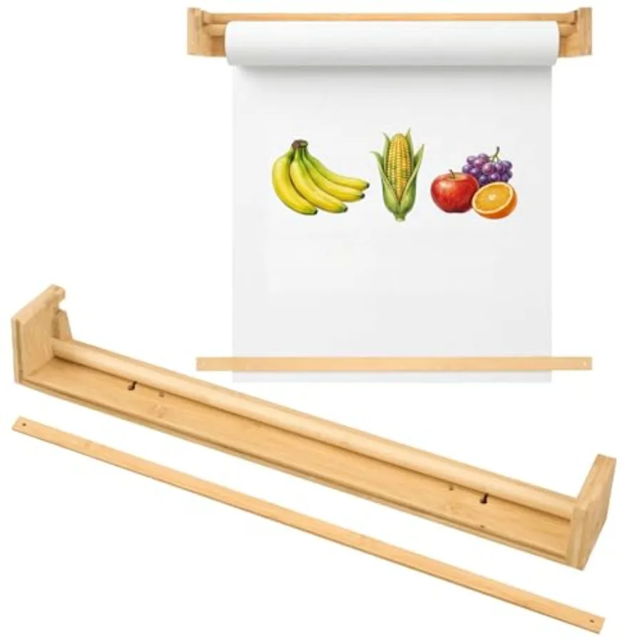 24 Inches Wooden Easel Paper Roll Holder Wall Mount 22 Lbs Load, Craft Kraft Butcher Paper Dispenser for Artwork, to-do Lists,
24 Inches Wooden Easel Paper Roll Holder Wall Mount 22 Lbs Load, Craft Kraft Butcher Paper Dispenser for Artwork, to-do Lists,