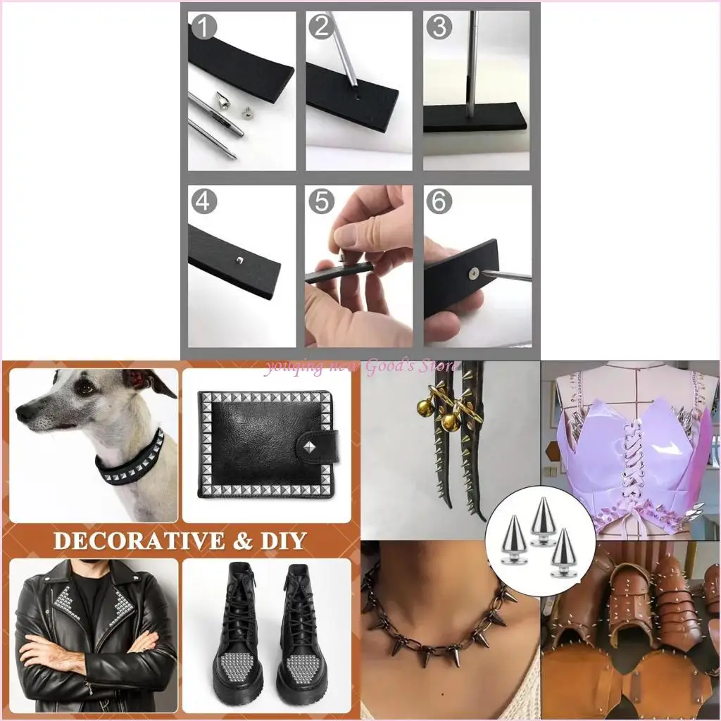 57QA 559Pieces Gothic Rivets And Studs Set For Clothing Shoes Bags Decorations
57QA 559Pieces Gothic Rivets And Studs Set For Clothing Shoes Bags Decorations