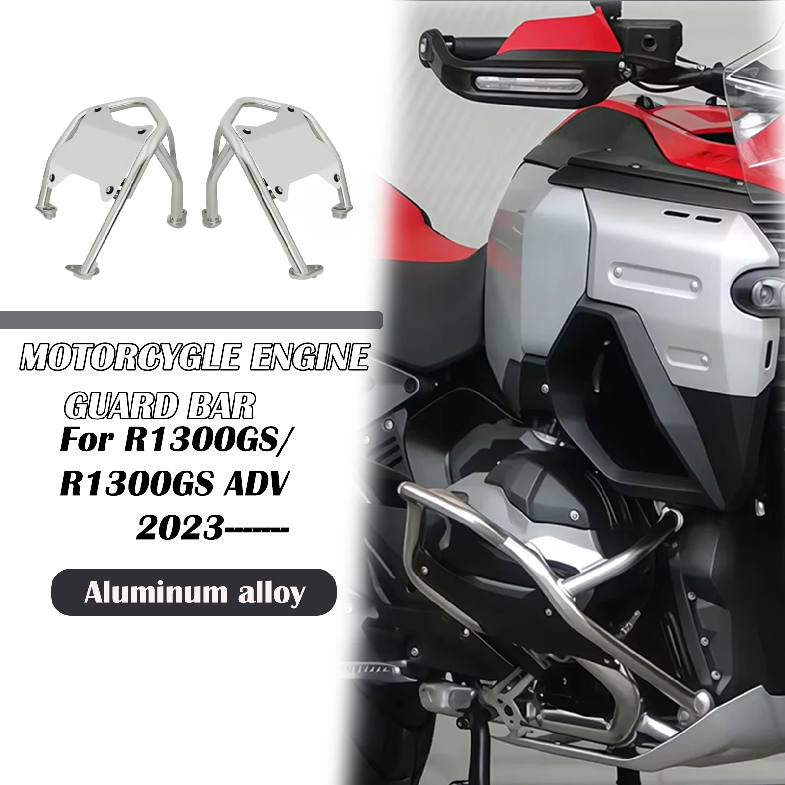 For BMW R1300GS R 1300 GS Adventure GS1300 2023 2024 2025 Crash Bar Engine Guard Bumpers Protector Motorcycle Accessories
For BMW R1300GS R 1300 GS Adventure GS1300 2023 2024 2025 Crash Bar Engine Guard Bumpers Protector Motorcycle Accessories