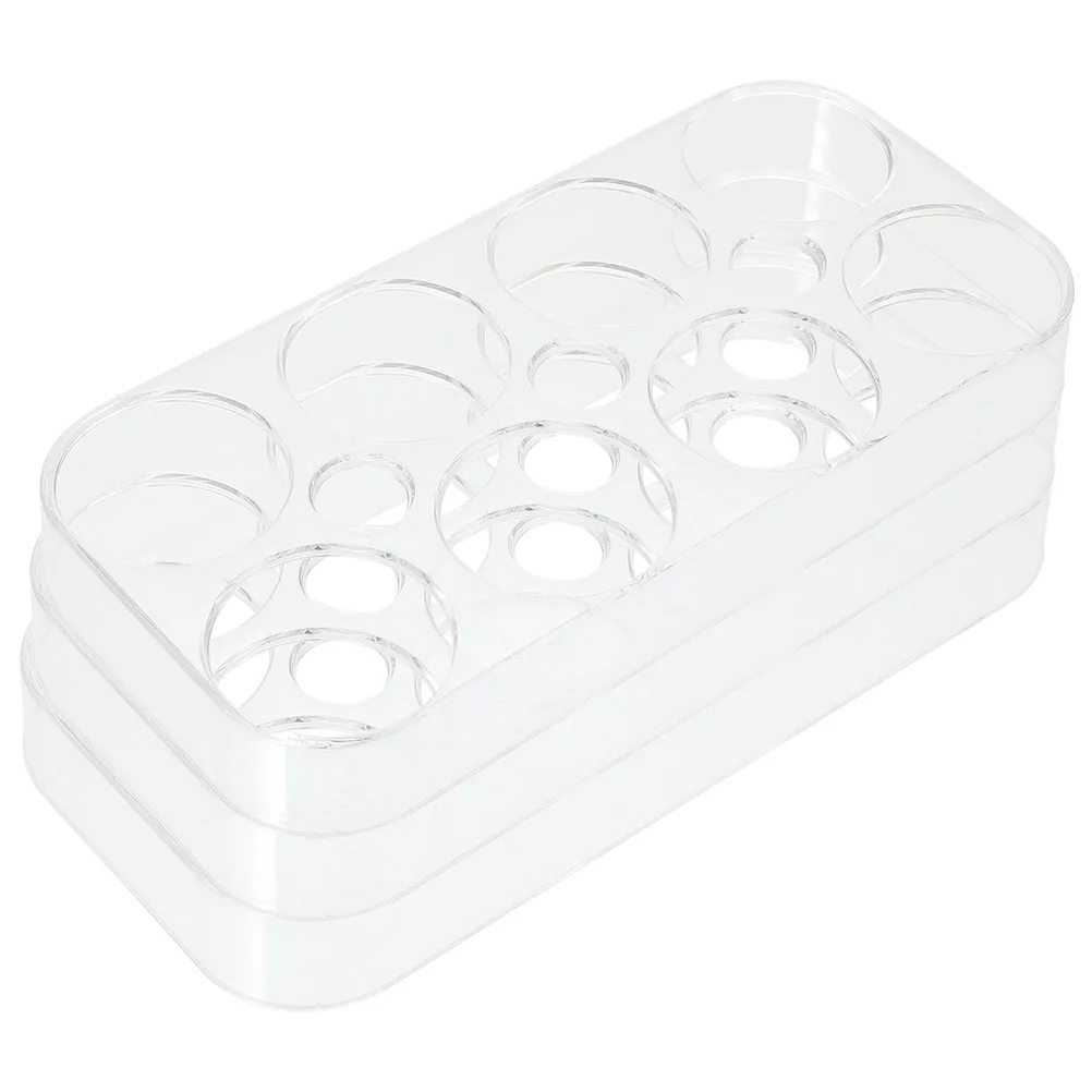 3Pcs High Quality Egg Holder 8 Slots Refrigerator Egg Tray Transparent Design Stops Rolling Damage Quick Access Convenience
3Pcs High Quality Egg Holder 8 Slots Refrigerator Egg Tray Transparent Design Stops Rolling Damage Quick Access Convenience