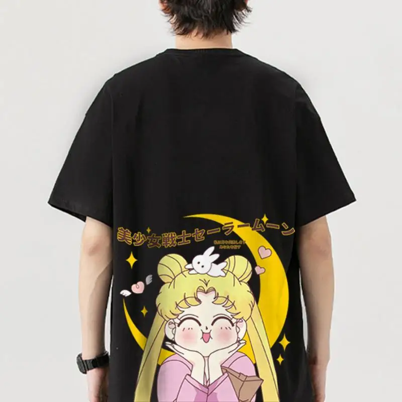 Sailor Moon T-shirt for Men Water Ice Moon Cartoon Short-sleeved Pure Cotton Thin Half-sleeved Loose Casual for Teenagers
Sailor Moon T-shirt for Men Water Ice Moon Cartoon Short-sleeved Pure Cotton Thin Half-sleeved Loose Casual for Teenagers