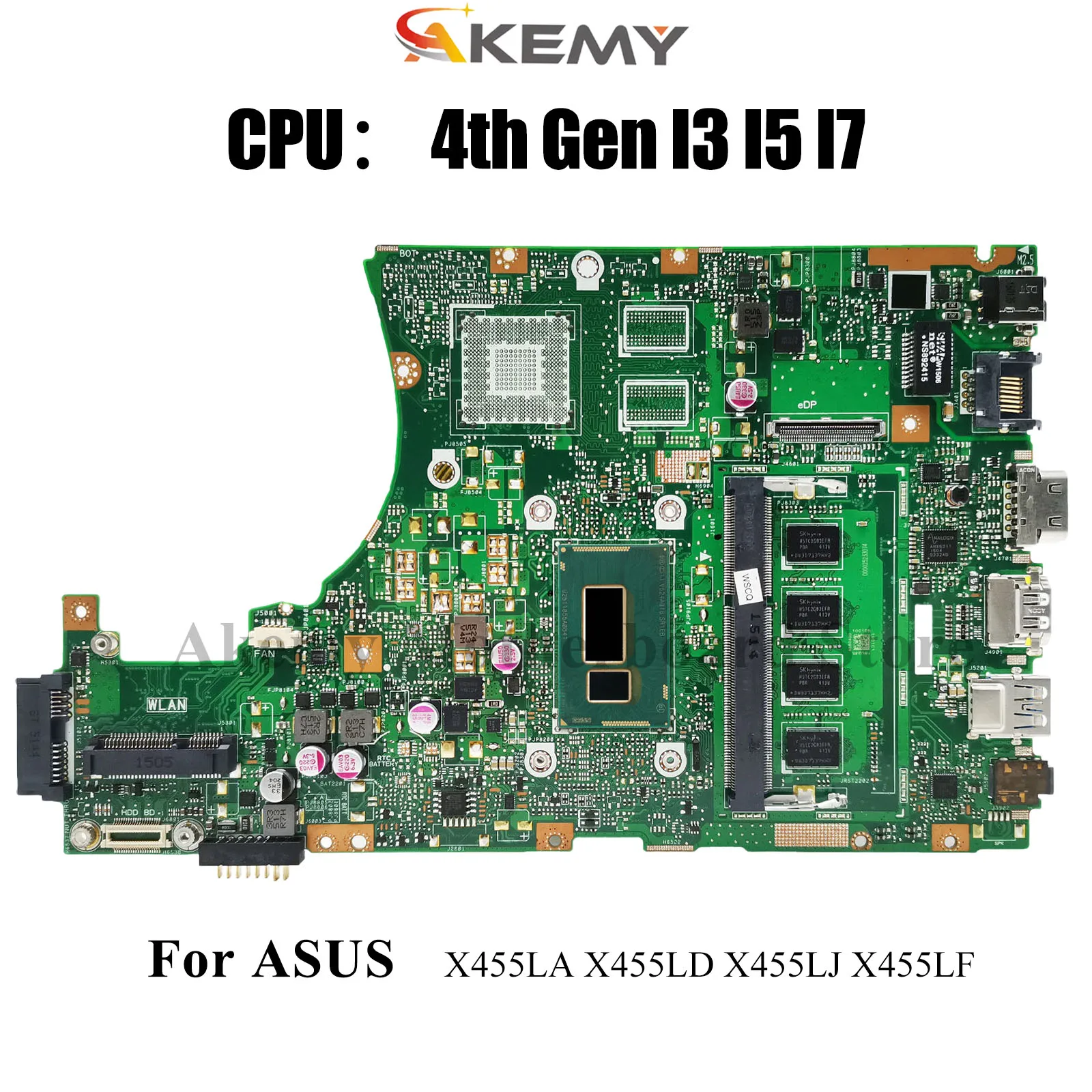 X455LA Материнская плата для ноутбука ASUS X455L X455LB X455LJ A455L X455LN X455LF X455LNB K455L X455LD X455LAB Материнская плата I3 I5 I7 CPU
X455LA Материнская плата для ноутбука ASUS X455L X455LB X455LJ A455L X455LN X455LF X455LNB K455L X455LD X455LAB Материнская плата I3 I5 I7 CPU