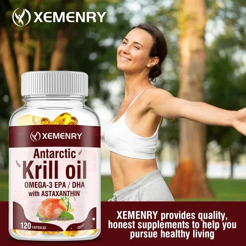 Antarctic Krill Oil - With Omega-3 EPA, DHA, Supports Bone,Heart and Brain Health,Improves Mental Clarity and Cognitive Function
Antarctic Krill Oil - With Omega-3 EPA, DHA, Supports Bone,Heart and Brain Health,Improves Mental Clarity and Cognitive Function