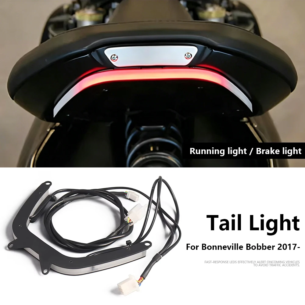 For Bonneville Bobber 2017- Bobber Black (2018-2020) Motorcycle LED Brake Taillights Flowing Turn Signals Light DRL Tail Lights
For Bonneville Bobber 2017- Bobber Black (2018-2020) Motorcycle LED Brake Taillights Flowing Turn Signals Light DRL Tail Lights