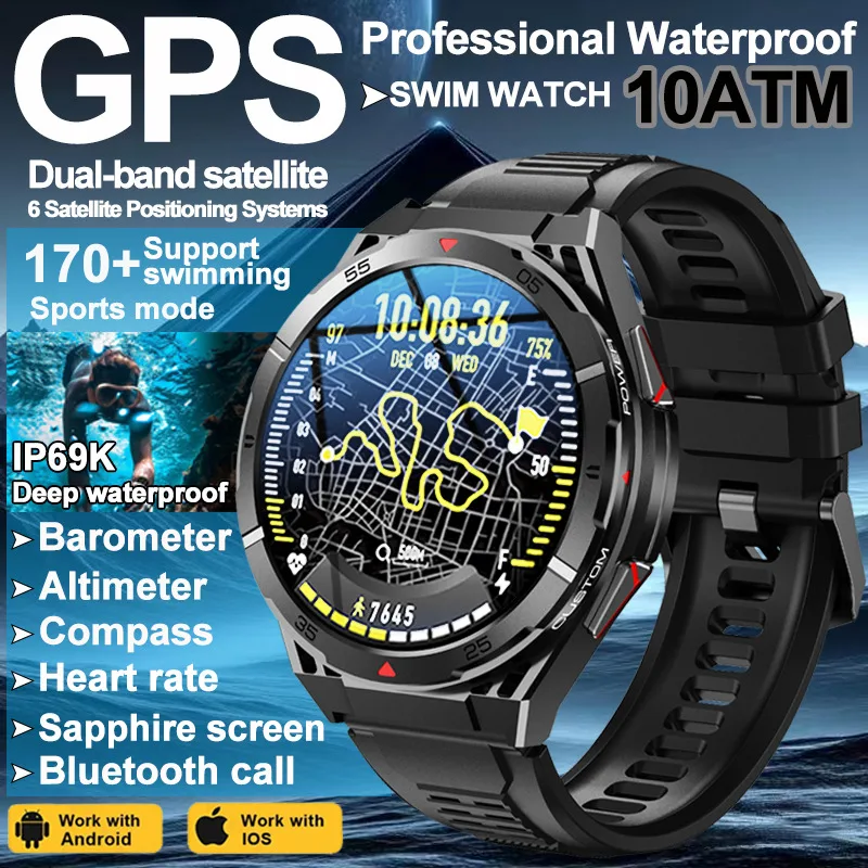 NEW For HUAWEI Sports Smart Watch Men 10ATM Deep Waterproof 1.43-inch AMOLED Screen Health Monitoring Bluetooth Call Smart watch
NEW For HUAWEI Sports Smart Watch Men 10ATM Deep Waterproof 1.43-inch AMOLED Screen Health Monitoring Bluetooth Call Smart watch