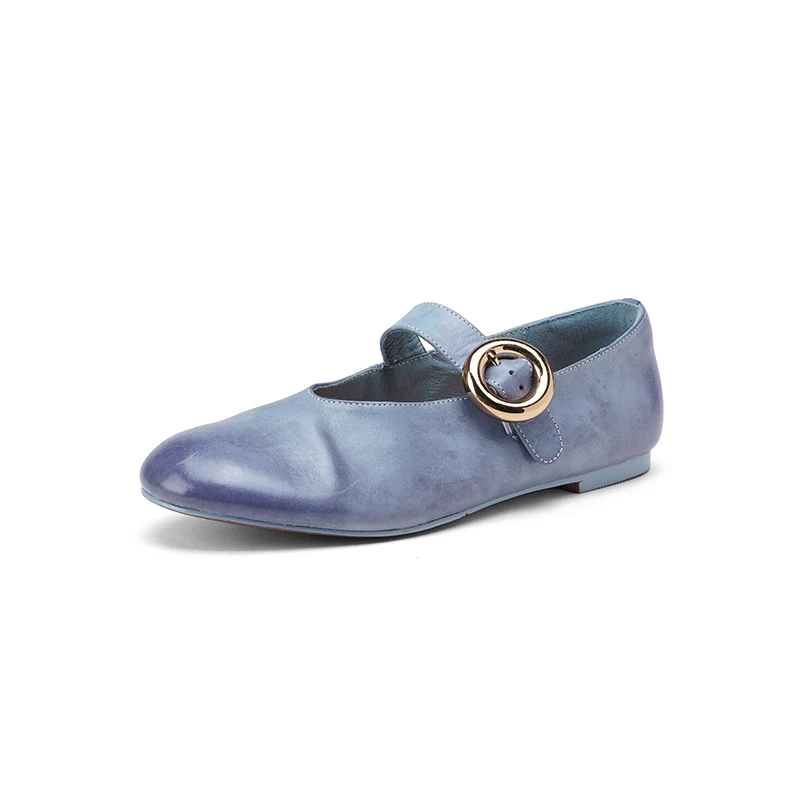 Women Shoes Vintage Flats Mary Jane Shoes Round Toe Horsehide Soft Flats On Low Heel Woman New Spring Autumn Buckle Simple Shoes
Women Shoes Vintage Flats Mary Jane Shoes Round Toe Horsehide Soft Flats On Low Heel Woman New Spring Autumn Buckle Simple Shoes