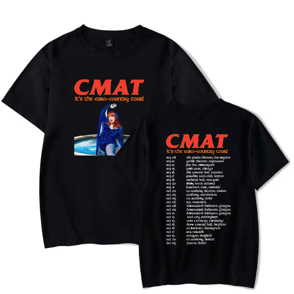 CMAT It's the Euro-Country Tour 2025 Tee Shirt Streetwear Casual Clothes Round Neck Short Sleeved Fashion Style T shirt
CMAT It's the Euro-Country Tour 2025 Tee Shirt Streetwear Casual Clothes Round Neck Short Sleeved Fashion Style T shirt