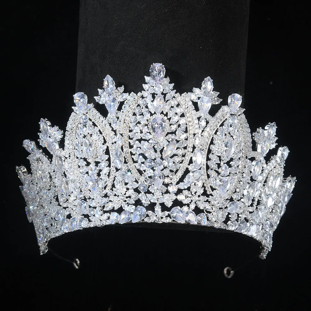 Luxury Crystal Queen Tiaras And Crowns For Bride Zirconia Royal Bridal Crowns For Pageant Women Diadema Prom Wedding Headdress
Luxury Crystal Queen Tiaras And Crowns For Bride Zirconia Royal Bridal Crowns For Pageant Women Diadema Prom Wedding Headdress