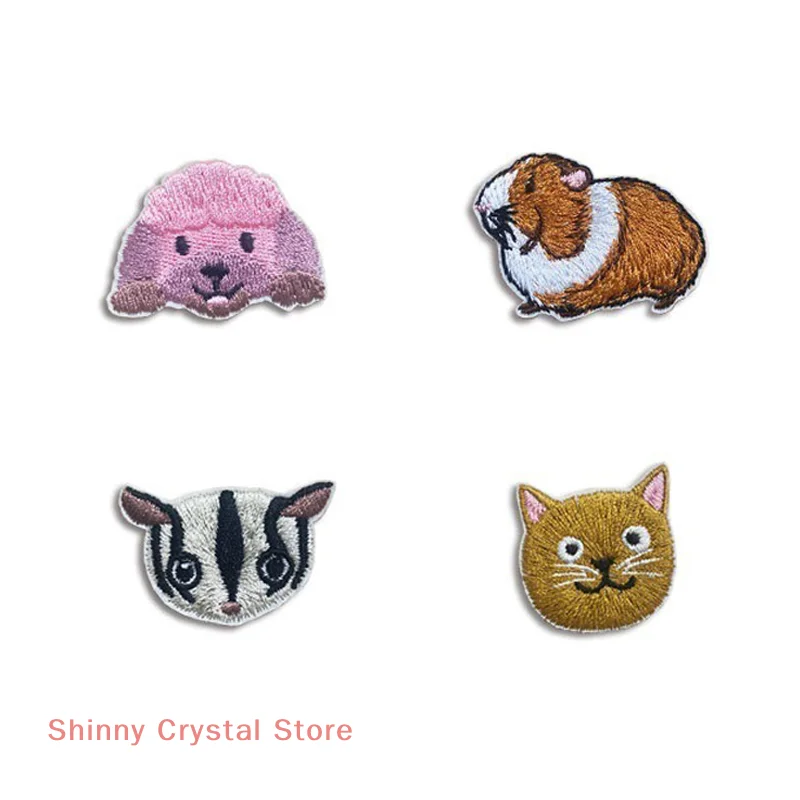 Утюг с вышивкой в мультяшном животном стиле, состоящие из 2 предметов, идеально подходят для одежды и рюкзаков 
Утюг с вышивкой в мультяшном животном стиле, состоящие из 2 предметов, идеально подходят для одежды и рюкзаков