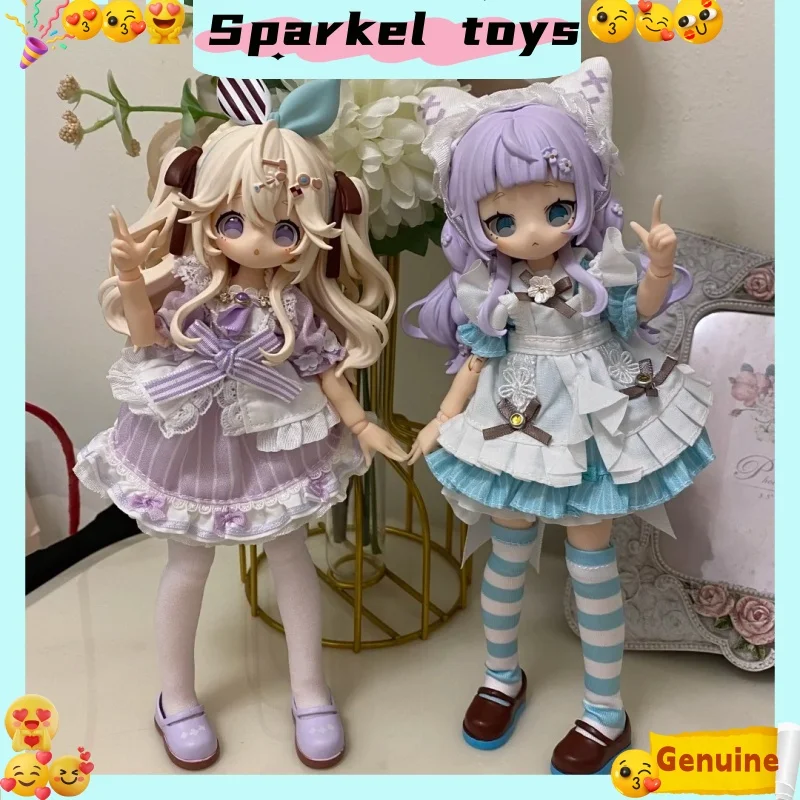 Новая оригинальная серия Sugarygirls, слепая коробка, Bjd, подвижные куклы 1/8 Mjd, милая экшн-фигурка, декор для стола, модная игрушка, загадочная коробка, подарки
Новая оригинальная серия Sugarygirls, слепая коробка, Bjd, подвижные куклы 1/8 Mjd, милая экшн-фигурка, декор для стола, модная игрушка, загадочная коробка, подарки